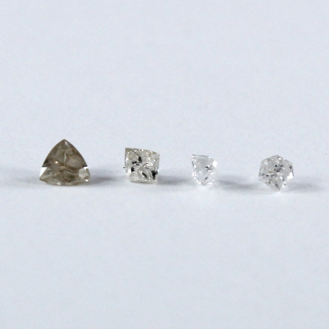 Set of 4 - 0.35 ct. Fancy shape Diamonds - UNTREATED (1 of 1)