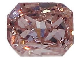 GIA Certified 0.08 ct. Fancy " ORANGY PINK " Diamond (1 of 10)