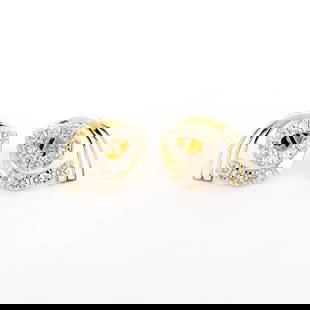 IGI Certified 14 K / 585 Yellow Gold Diamond Earring Studs: IGI Certified 14 K / 585 Yellow Gold Diamond Earring Studs 14 K Hallmarked Yellow gold Screw Back Earrings Gross metal weight - 3.920 g Diamond Details Total Diamonds wt