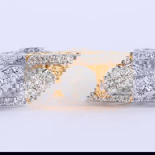 IGI Certified 14K / 585 Yellow Gold Diamond Ring: IGI Certified 14K / 585 Yellow Gold Diamond Ring Gross gold weight - 6.500 g 14 K Solid Hallmarked Yellow Gold Ring size - US 7 Diamond Details Ct. Weight - 1.33 ct.</