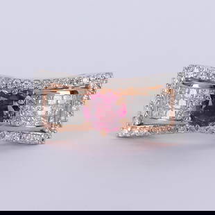 IGI Certified 14 K Rose Gold Designer Ruby (GIA Cert.) & Diamond Ring: IGI Certified 14 K / 585 Rose Gold Designer Ruby (GIA Certified) & Diamond Ring Ruby - Certified By GIA 14 K Hallmarked Rose Gold Gross metal weight - 6.880 g Ring Size -US 7