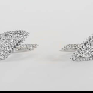 IGI Certified 18 K / 750 White Gold Diamond Ring: IGI Certified 18 K / 750 White Gold Diamond Ring 18 K Hallmarked White Gold Gross metal weight - 2.610 g Ring Size - US 7 Diamond Details Ct. Weight - 0.64 ct.