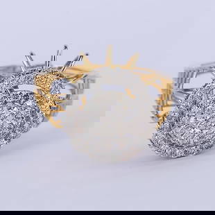 IGI Certified 14K / 585 Yellow Gold Diamond Ring: IGI Certified 14K / 585 Yellow Gold Diamond Ring Gross gold weight - 5.030 g 14 K Solid Hallmarked Yellow Gold Ring size - US 7 Diamond Details Ct. Weight - 2.07 ct.</