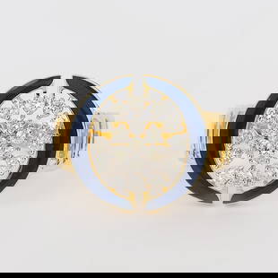 IGI Certified 14K/585 Yellow Gold Diamond Ring: IGI Certified 14K/585 Yellow Gold Diamond Ring Gross gold weight - 4.050 g 14 K Solid Hallmarked Yellow Gold Ring size - US 7 Diamond Details Ct. Weight - 0.41 ct.