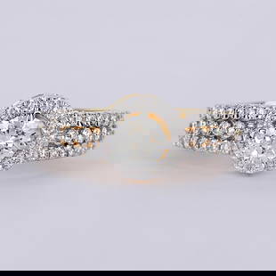 IGI Certified 18 K / 750Yellow Gold Diamond Ring: IGI Certified 18 K / 750Yellow Gold Diamond Ring 18 K / 750 Hallmarked Yellow gold Gross Gold weight - 3.920 g Ring size - US 7 Diamond Details Total Ct. Weight - 1.05