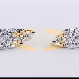 IGI Certified 14K/585 Yellow Gold Diamond Ring: IGI Certified 14K/585 Yellow Gold Diamond Ring Gross gold weight – 4.670 g 14 K Solid Hallmarked Yellow Gold Ring size - US 7 Diamond Details Ct. Weight - 0.44 ct.