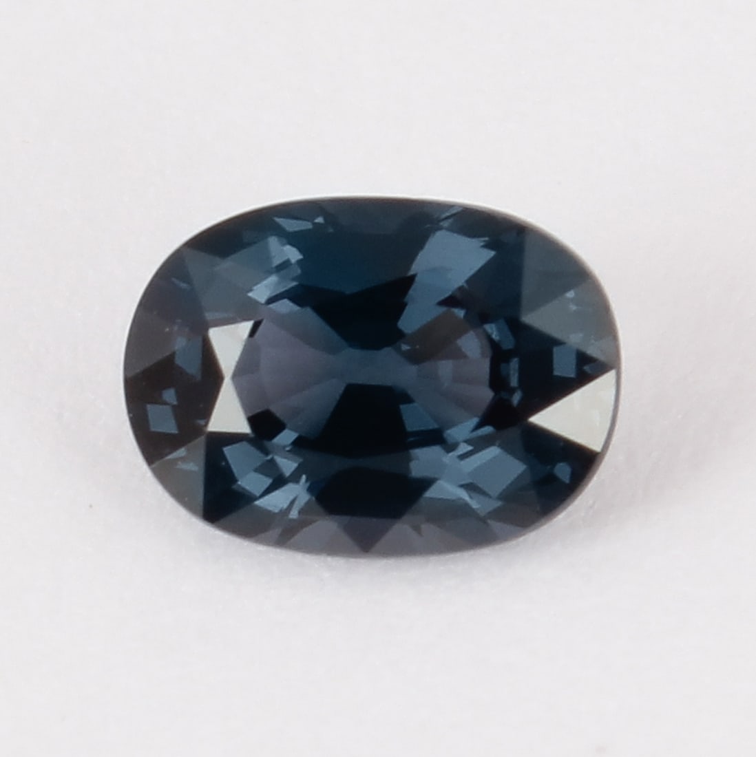 GFCO Cert. 1.18 ct. Blue Cobalt Spinel - BURMA (MOGOK): GFCO (SWISS) Certified 1.18 ct. Blue Cobalt Spinel - BURMA, MYANMAR (MOGOK) Color - Blue Cut - Oval Brilliant Step cut Ct. Weight - 1.18 ct. Clarity - VVS Dimensions - 7.40 x 5.29 x 3.80 mm