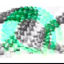 98.00 ct. Chrysoprase Round Beads strand for Necklace