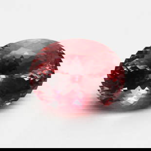 17.98 ct. Natural Unheated Pink Tourmaline - AFRICA: 17.98 ct. Natural Unheated Pink Tourmaline - AFRICA Shape - Oval Color - Pink Clarity - IF Ct. Weight - 17.98 ct. Origin - AFRICA Treatm