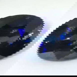 IGI Certified 1.10 ct. Untreated Deep Blue Sapphire - KASHMIR: IGI Certified 1.10 ct. Untreated Deep Blue Sapphire - KASHMIR   Color - Deep Blue  Cut - Oval Mixed Cut  Ct. wt.- 1.10 ct.  Clarity - VS  Dimensions - 6.89 X 4.94 x 3.78 mm