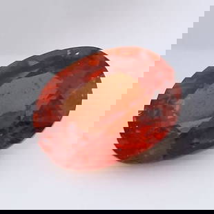 IGI Certified 1.57 ct. Red Orange Sapphire - MADAGASCAR: IGI Certified 1.57 ct. Red Orange Sapphire - MADAGASCAR Color - Red Orange Cut - Oval Mixed cut Ct. wt. - 1.57 ct. Clarity - VS Dimensions - 7.53 x 5.99 x 3.94 mm Treatment - Enh