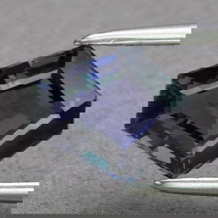 IGI Certified 1.19 ct. Natural Color change Sapphire - TANZANIA: IGI Certified 1.19 ct. Natural Color change Sapphire - TANZANIA Color - Greenish Blue to Purple Cut - Shield step cut Ct. Wt. - 1.19 ct. Clarity - IF Dimensions - 7.58 x 6.59 x 3.16 mm