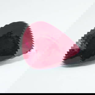 AIGS Certified 1.05 ct. PIGEON'S BLOOD Ruby - MOZAMBIQUE: AIGS Certified 1.05 ct. PIGEON'S BLOOD Ruby - MOZAMBIQUE Ct. Weight - 1.05 ct. Cut - Pear faceted cut Color - Red Clarity - VS Dimensions - 6.51 X 5.23 X 3.75 mm Origin -