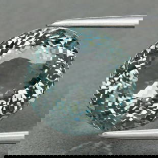 4.77 ct. Natural Bluish Green Beryl - MADAGASCAR: 4.77 ct. Natural Bluish Green Beryl - MADAGASCAR, AFRICA Shape - Round Color - Bluish Green Clarity - IF Ct. Weight - 4.77 ct. Dimensions - 10.26 x 10.09 x 7.45 mm Origin