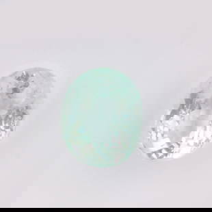 IGI Cert. 1.28 ct. Neon Green PARAIBA Tourmaline BRAZIL: IGI Certified 1.28 ct. Neon Green "PARAIBA" Tourmaline - BRAZIL Ct. Weight - 1.28 ct. Color - Neon Green Cut - Oval Fancy cut Clarity - SI Dimensions - 7.32 x 5.92 x 4.41 mm Orig