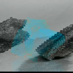62.82 ct. Natural Apatite Carving - MADAGASCAR: 62.82 ct. Natural Apatite Carving - MADAGASCAR Color - Greenish Blue Shape - Star Fish sea Shell Carving Ct. Wt. - 62.82 ct. Clarity - Opaque Dimensions - 28.00 x 23.50 x 22.70 mm <
