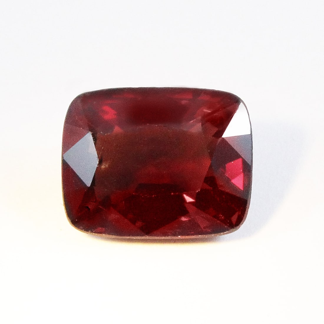 IGI Certified 2.80 ct. Dark Red Spinel - BURMA, MYANMAR: IGI Certified 2.80 ct. Dark Red Spinel - BURMA, MYANMAR Color - Dark Red Cut - Cushion Mixed cut Ct. Weight - 2.80 ct. Clarity - VVS Dimensions - 9.40 x 7.43 x 4.39 mm Origin - <