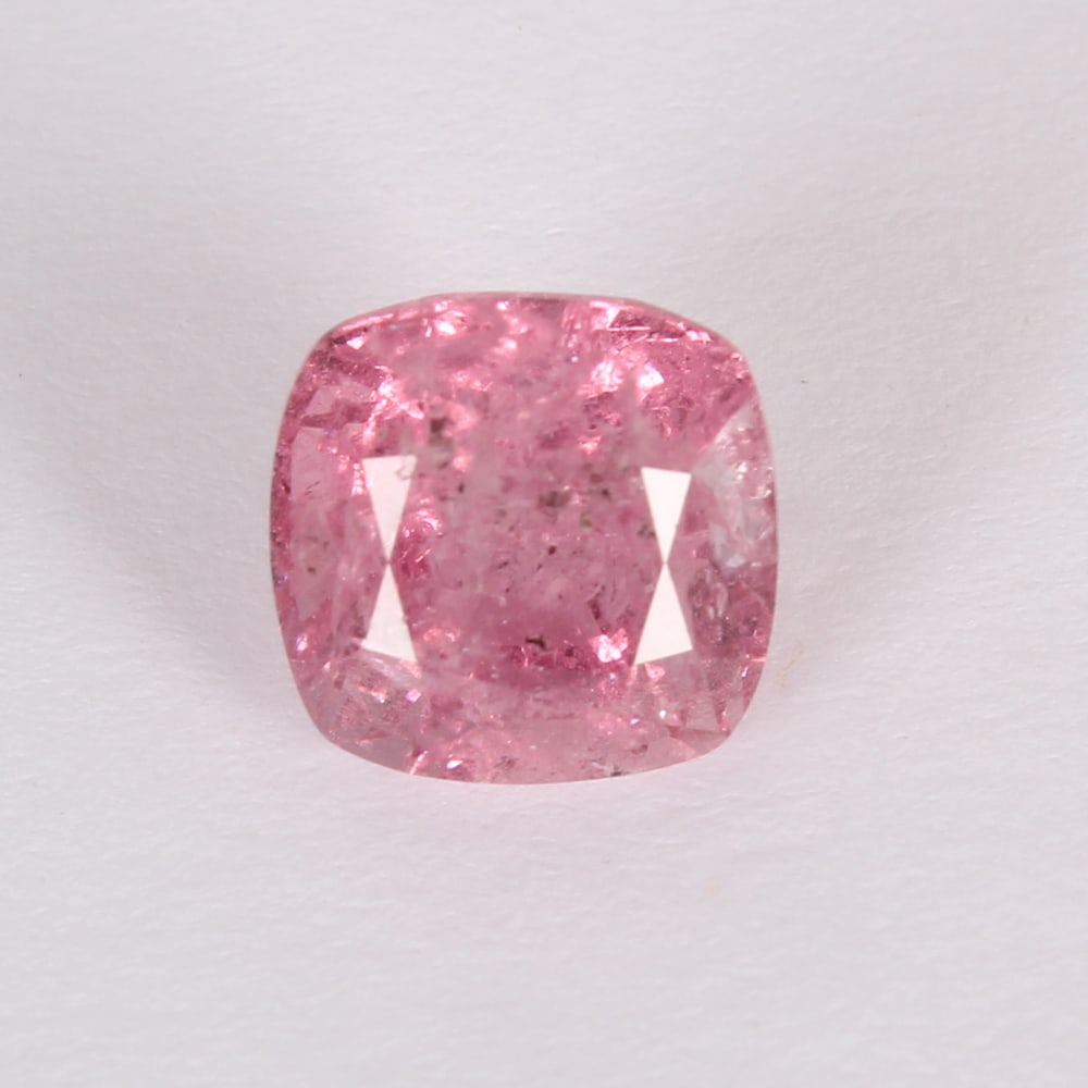 GFCO Certified 4.45 ct. Vivid Pink Spinel - TAJIKISTAN: LOTUS Certified 6.38 ct. Spinel - BURMA, MYANMAR Color - Red Saturation - Medium Tone - Deep Cut - Antique Cushion Brilliant Step cut Ct. Weight - 6.38 ct. Clarity - VVS Dimensions