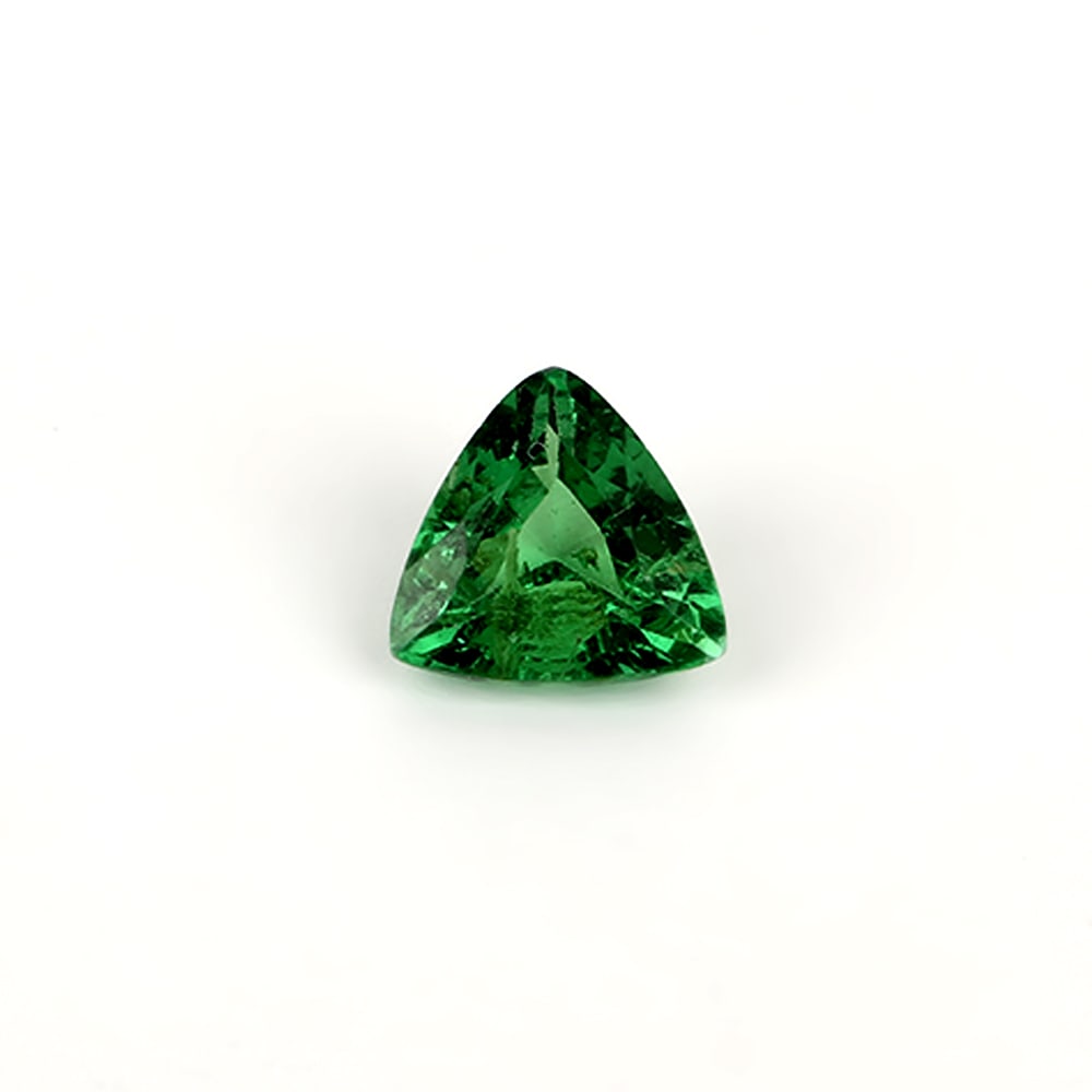 1.46 ct. Tsavorite (Grossular-Garnet) - KENYA, EAST-AFRICA: 1.46 ct. Tsavorite (Grossular-Garnet) - KENYA, EAST-AFRICA Cut - Triangle Color - Green Clarity - SI Ct. Weight - 1.46 ct. Origin - KENYA, EAS
