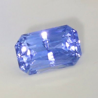 LOTUS 3.04 ct. PASTEL BLUE Sapphire - SRI LANKA, CEYLON (1 of 8)