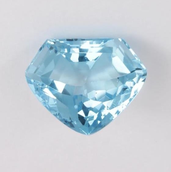 GFCO (Swiss) Cert. 44.80 ct. Swiss Blue Topaz - BRAZIL (1 of 7)