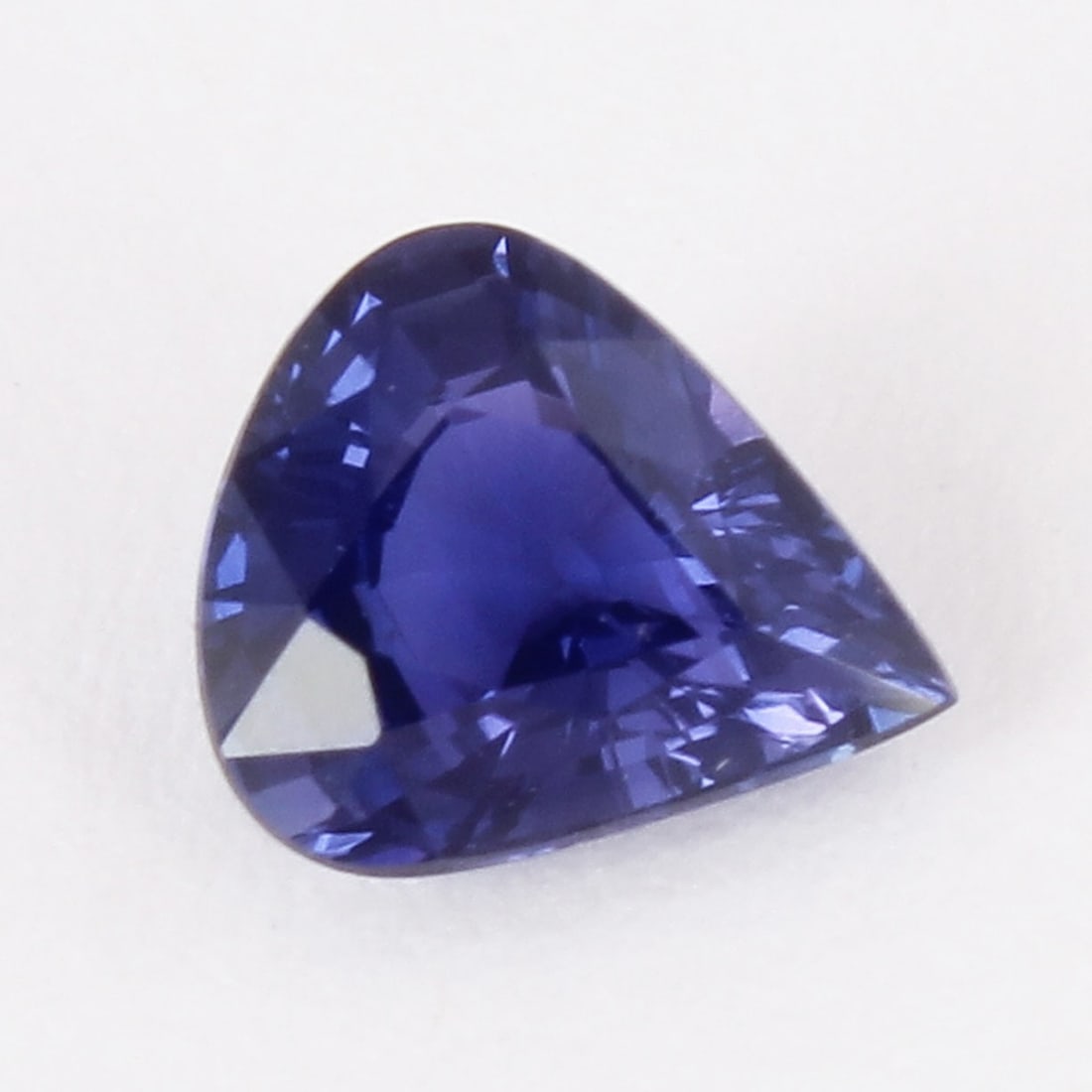 GFCO (SWISS) Certified 0.90 ct. Royal Blue Sapphire - KASHMIR: GFCO (SWISS) Certified 0.90 ct. Royal Blue Sapphire - KASHMIR Ct. Weight - 0.90 ct. Color - Royal Blue Cut - Pear Brilliant Step cut Clarity - VVS Dimensions - 6.63 x 5.82 x