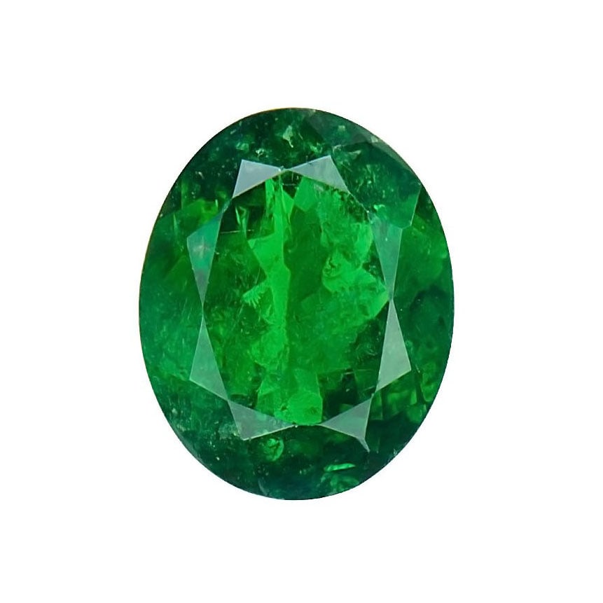 GIA Cert. 4.01 ct. Tsavorite Garnet - KENYA,EAST AFRICA (1 of 8)