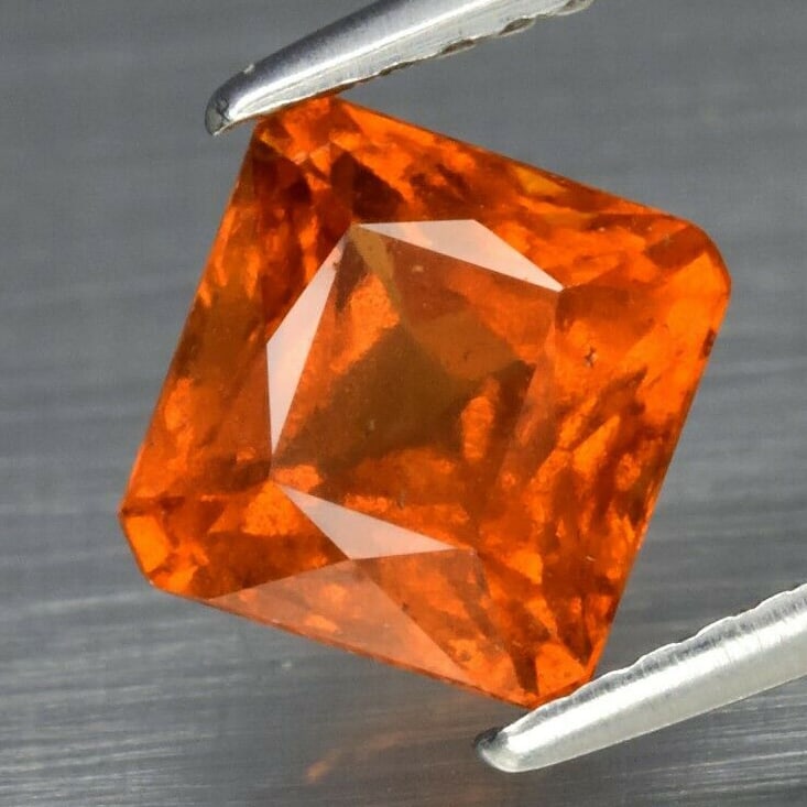 RARE 2.19 ct. Unheated Orange Hessonite Garnet (1 of 2)