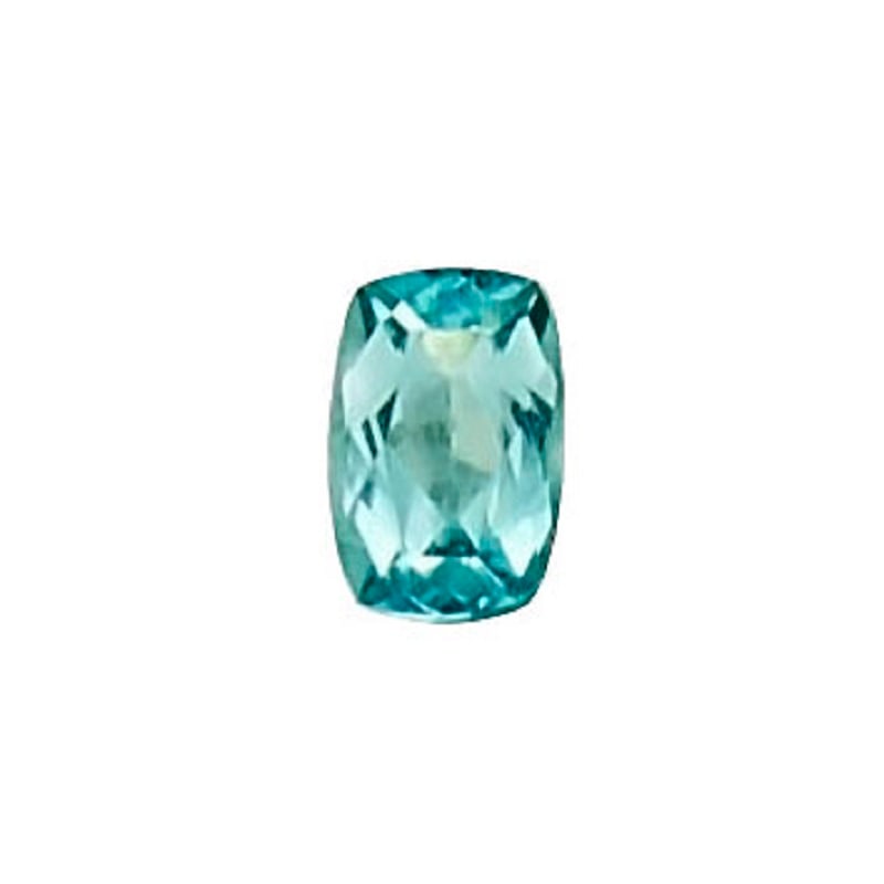 GIA certified 0.17 ct. Rare Grandidierite - MADAGASCAR: GIA certified 0.17 ct. Rare Grandidierite - MADAGASCAR Rare exceptional stone Weight - 0.17 ct. Color - Greenish Blue Clarity - VS Cut - Cushion Modified Brilliant cut Dimensions
