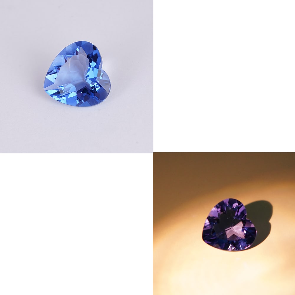 GFCO Cert. 11.76 ct. Color Change Fluorite - NAMIBIA (1 of 9)