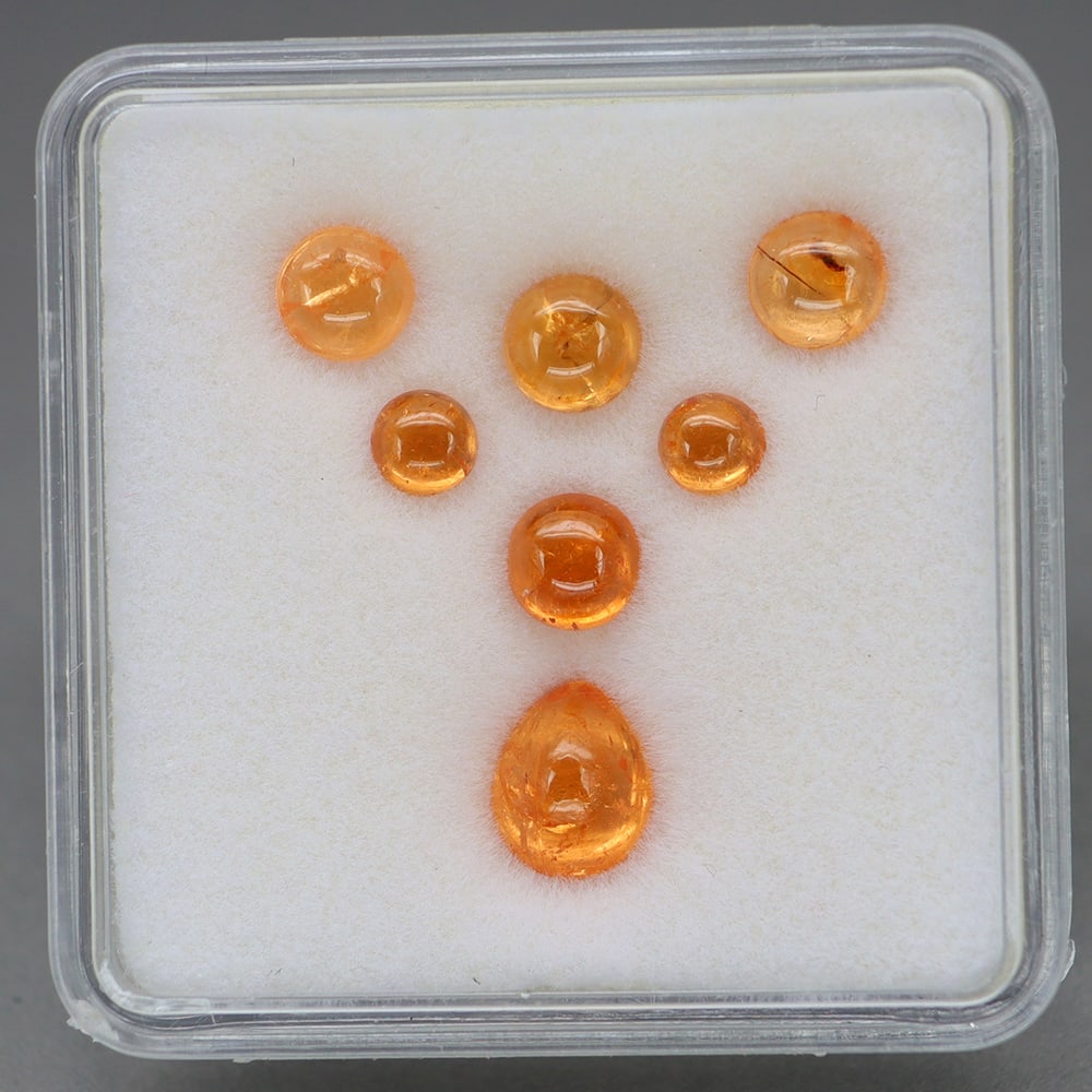 HGL Certified 5.09 ct. Spessartite Garnet Lot - NAMIBIA (1 of 3)