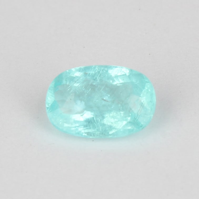 GFCO (Swiss) Certified 1.37 ct. Neon Blue PARAIBA Tourmaline - BRAZIL: GFCO (Swiss) Certified 1.37 ct. Neon Blue “PARAIBA” Tourmaline - BRAZIL Ct. Weight - 1.37 ct. Color - Neon Blue Cut - Fancy Oval Brilliant Cut Clarity - SI Dimensions - 8.59 x 5.80 x 3.