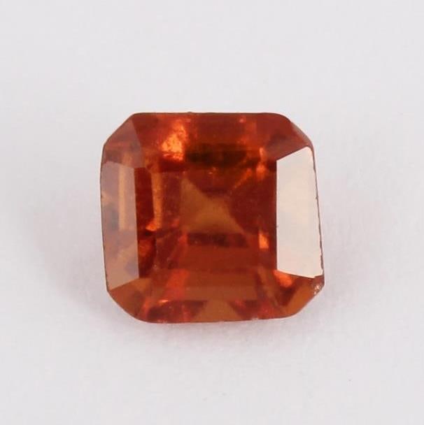 GFCO Certified 1.13 ct. Hessonite Garnet - SRI LANKA: GFCO (Swiss) Certified 1.13 ct. Hessonite Garnet - SRI LANKA Cut - Square Emerald Cut Color - Orange Clarity - VS Ct. Weight - 1.13 ct. Dimensions - 5.50 x 5.31 x 4.38 mm
