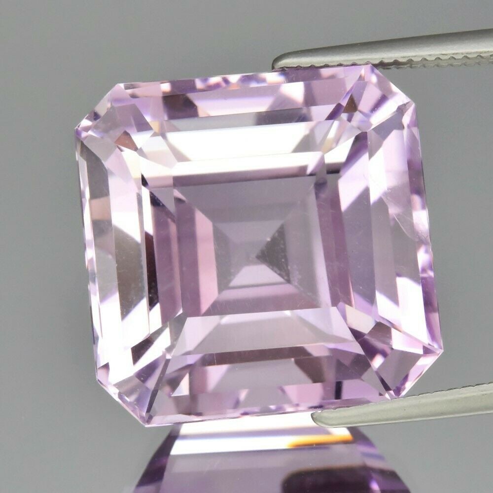 17.02 ct. Natural Light Purple Amethyst - BRAZIL: 17.02 ct. Natural Light Purple Amethyst - BRAZIL Ct. Weight - 17.02 ct. Color - Light Purple Clarity - VVS Cut - Octagon Dimensions - 15.00 x 15.00 x 11.70 mm Origin - BR