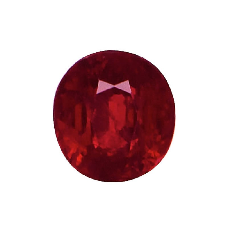 GIA Certified 1.01 ct. PIGEON'S BLOOD Ruby - MOZAMBIQUE: GIA Certified 1.01 ct. PIGEON'S BLOOD Ruby - MOZAMBIQUE Ct. Weight - 1.01 ct. Cut - Oval Brilliant Step cut Color - Red Clarity - VS Dimensions - 5.68 X 5.21 X 3.83 mm Origin - <