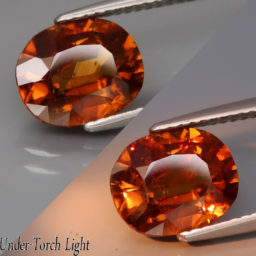 2.56 ct. Natural Sphene - RUSSIA: 2.56 ct. Natural Sphene - RUSSIA Color - Gold Yellow with Rainbow Spark Cut - Oval Clarity - SI Ct. wt. - 2.56 ct. Dimensions - 9.90 x 8.00 x 4.00 mm Origin - RUSSIA