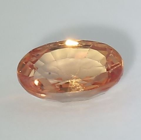 IGI certified 0.35 ct. Yellow Orange Sapphire - Madagascar: IGI certified 0.35 ct. Yellow Orange Sapphire - Madagascar Weight - 0.35 ct. Color - Yellowish Orange Clarity - SI Cut - Oval Mixed Cut Dimensions - 5.02 x 3.19 x 2.10 mm Origin
