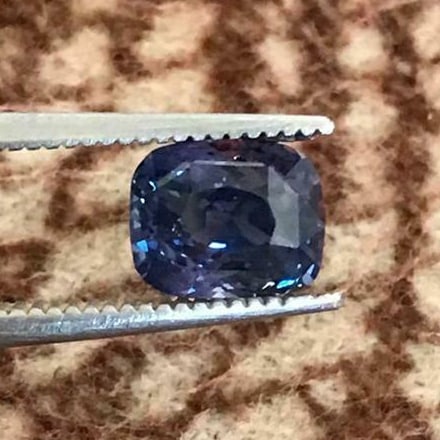 1.42 ct. Natural Blue Sapphire - MADAGASCAR, AFRICA: 1.42 ct. Natural Blue Sapphire - MADAGASCAR, AFRICA Shape - Rectangular Cushion Color - Blue Clarity - VS Ct. Weight - 1.42 ct. Origin - MADAGASCAR, AFRICA