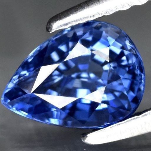 GIA Certified 1.34 ct. Blue Sapphire - MADAGASCAR: GIA Certified 1.34 ct. Blue Sapphire - MADAGASCAR Color - Blue Cut - Pear Brilliant Step Cut Clarity - VS Ct. Weight - 1.34 ct. Dimensions - 7.26 x 5.35 x 4.50 mm Origin -