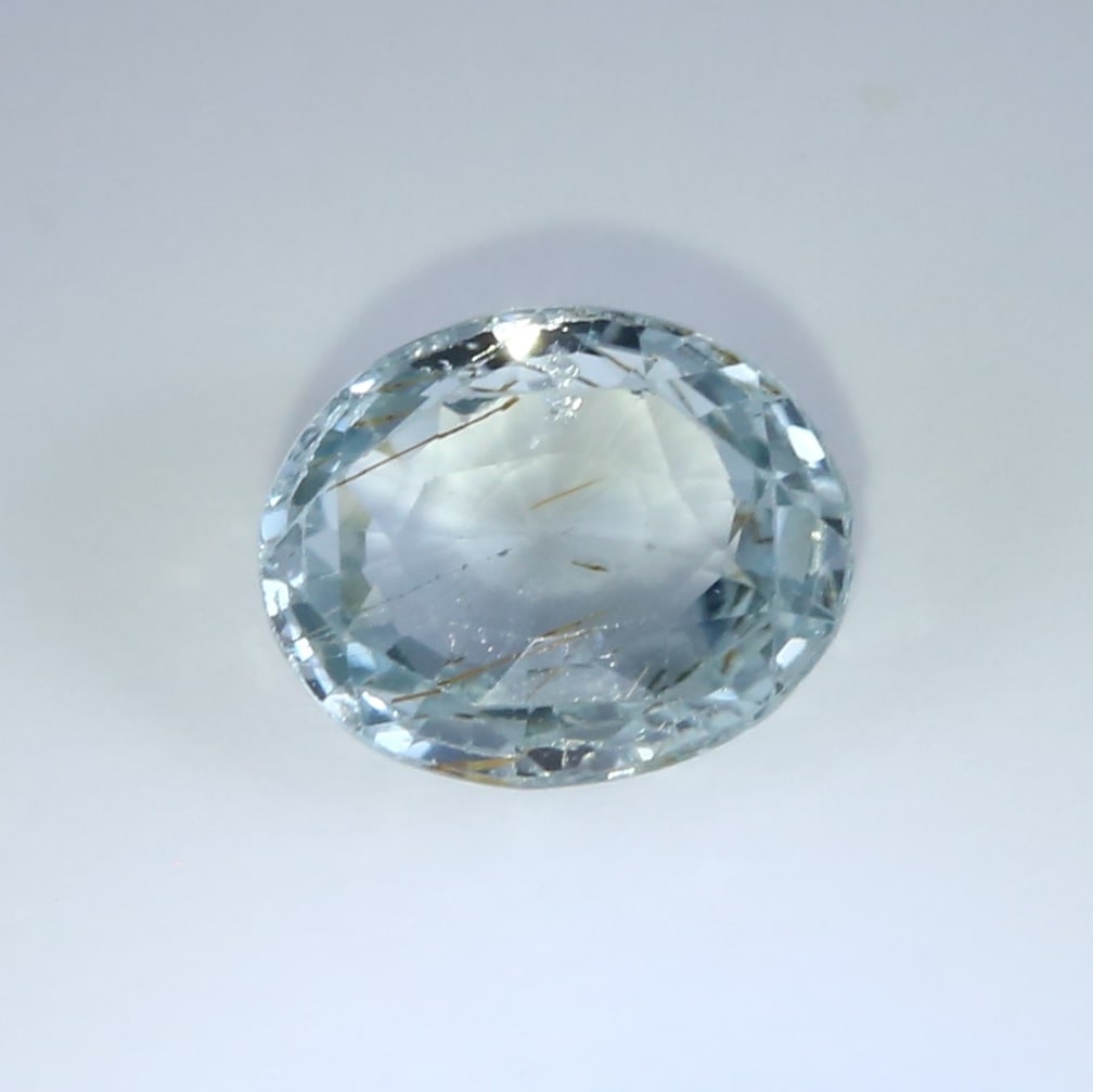 IGI Certified 2.04 ct. Untreated Fancy Sapphire - MADAGASCAR: IGI Certified 2.04 ct. Untreated Fancy Sapphire - MADAGASCAR Ct. Weight - 2.04ct. Color - Pale Green Cut - OvalMixed cut Clarity - VS Dimensions - 8.58 x 6.95 x 3.72 mm