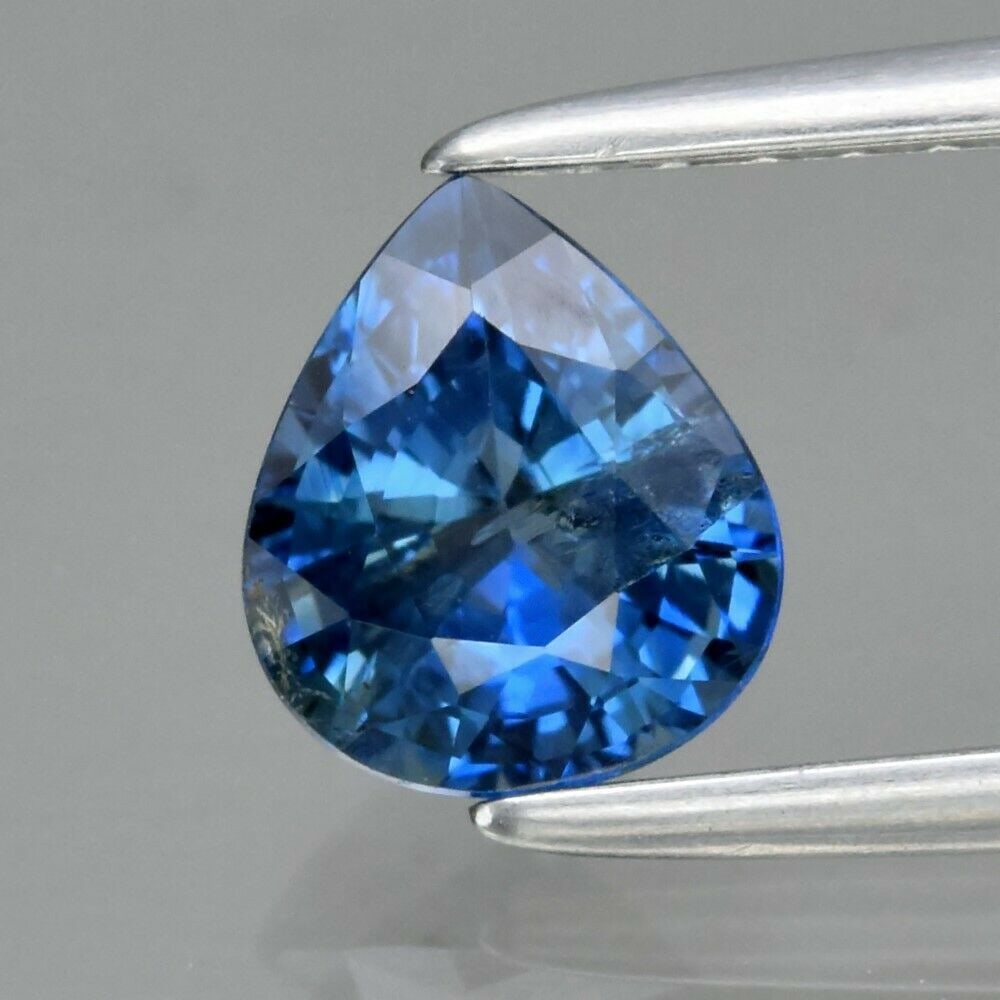 0.73 ct. Natural Green Blue Sapphire - MADAGASCAR: 0.73 ct. Natural Green Blue Sapphire - MADAGASCAR Shape - Pear Color - Green Blue Clarity - SI1 Ct. Weight - 0.73 ct. Dimensions - 6.00 x 5.00 x 3.30 mm Origin - MADAGASC