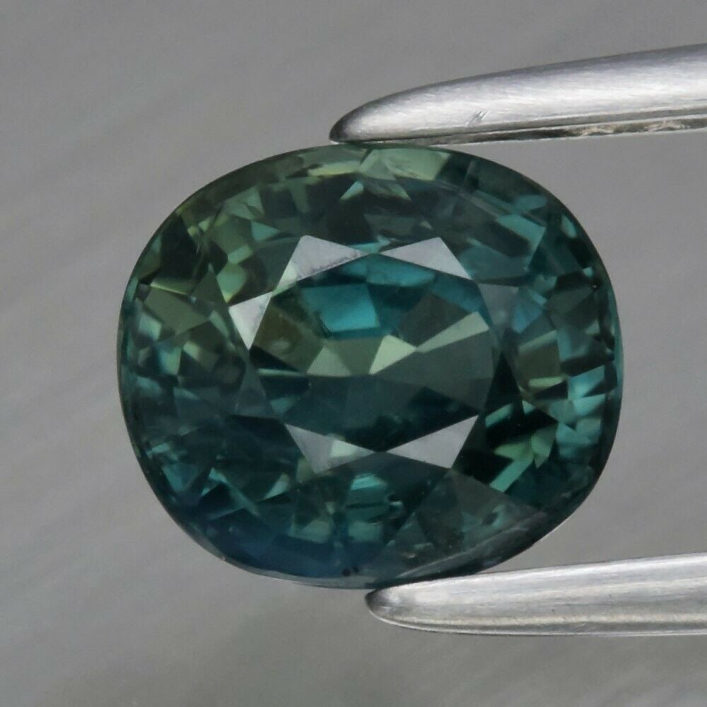 1.22 ct. Natural Green Sapphire - AUSTRALIA: 1.22 ct. Natural Green Sapphire - AUSTRALIA Color - Green Cut - Oval Ct. Wt. - 1.22 ct. Clarity - SI1 Dimensions - 6.15 x 5.44 x 4.20 mm Origin - AUSTRALIA