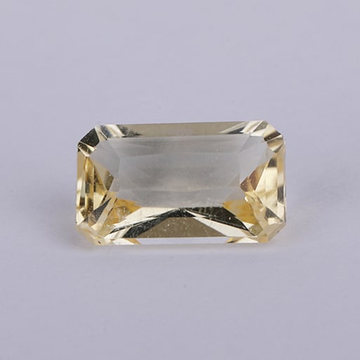 HGL Certified 1.00 ct. Monte Brasite:  HGL Certified 1.00 ct. Monte Brasite Ct. Weight - 1.00 ct. Color - Light Green Clarity - Semi-Translucent / Opaque Cut - Cut-Cornered rectangular Treatment - None 