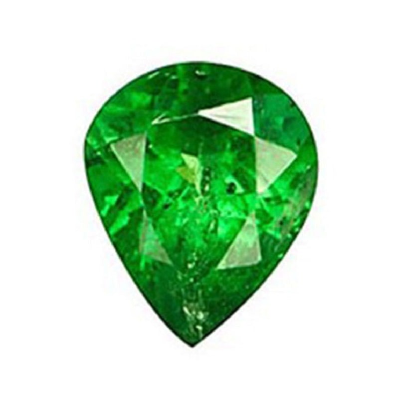GIA Certified 1.06 ct. Tsavorite Garnet Untreated KENYA: GIA Certified 1.06 ct. Tsavorite (Grossularite - Garnet) Untreated KENYA Cut - Pear Modified Brilliant cut Color - Green Clarity - VS Ct. Weight - 1.06 ct. Dimensions - 7.15 x 5.89 x 3.78 mm <