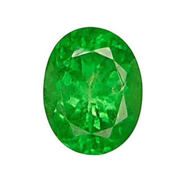 GIA Certified 1.13 ct. Tsavorite Garnet - KENYA: GIA Certified 1.13 ct. Tsavorite (Grossularite - Garnet) Untreated - KENYA Cut - Oval Modified Brilliant Cut Color - Green Clarity - VS Ct. Weight - 1.13 ct. Dimensions - 6.68 x 5.18 x 4.25 mm
