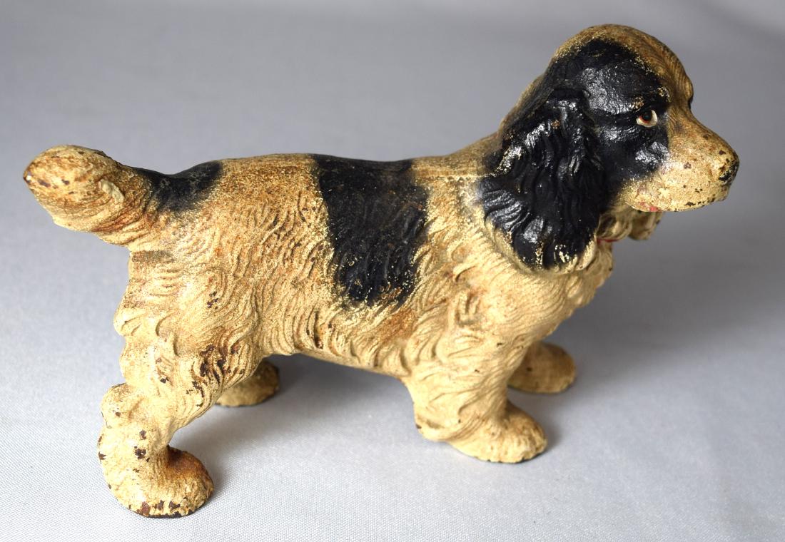 HUBLEY CAST IRON COCKER SPANIEL DOOR STOP