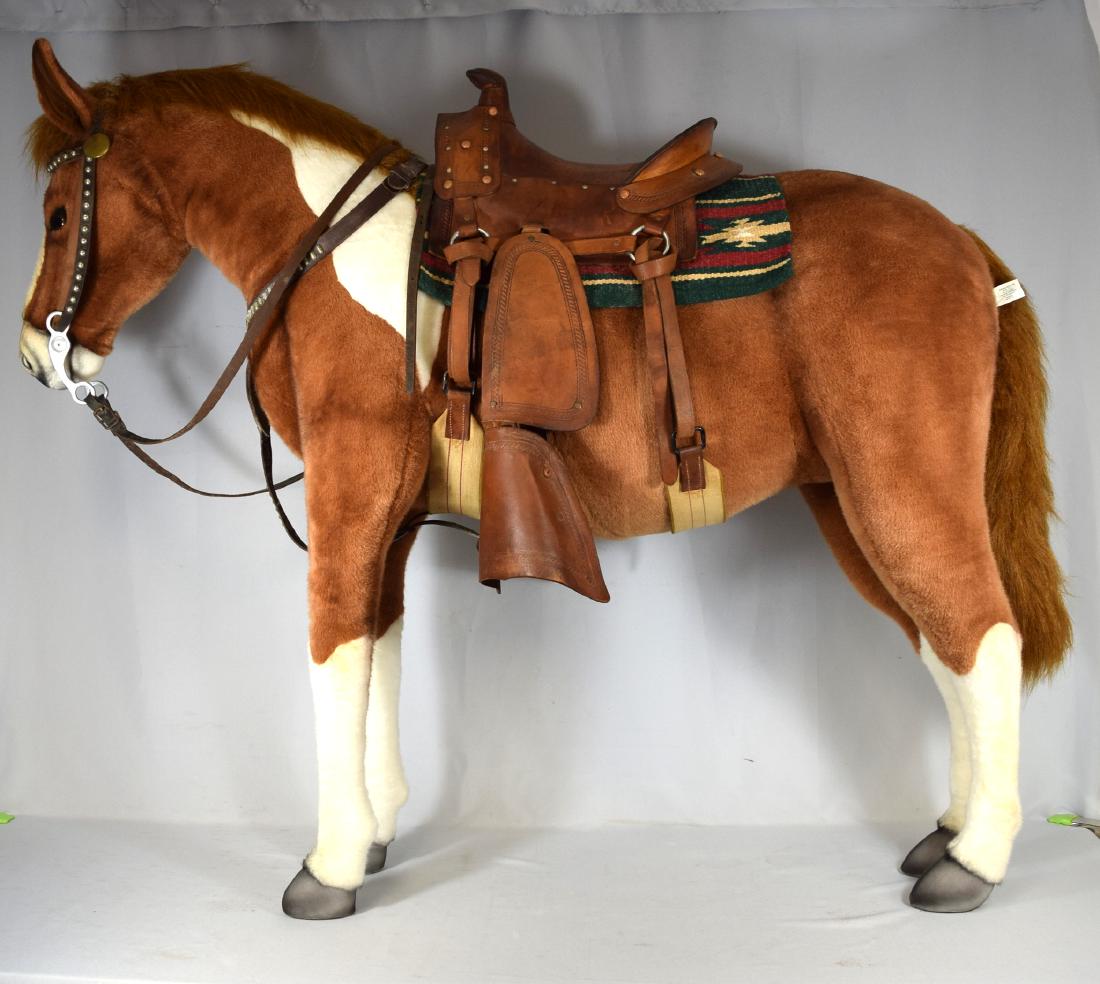 life size plush horse