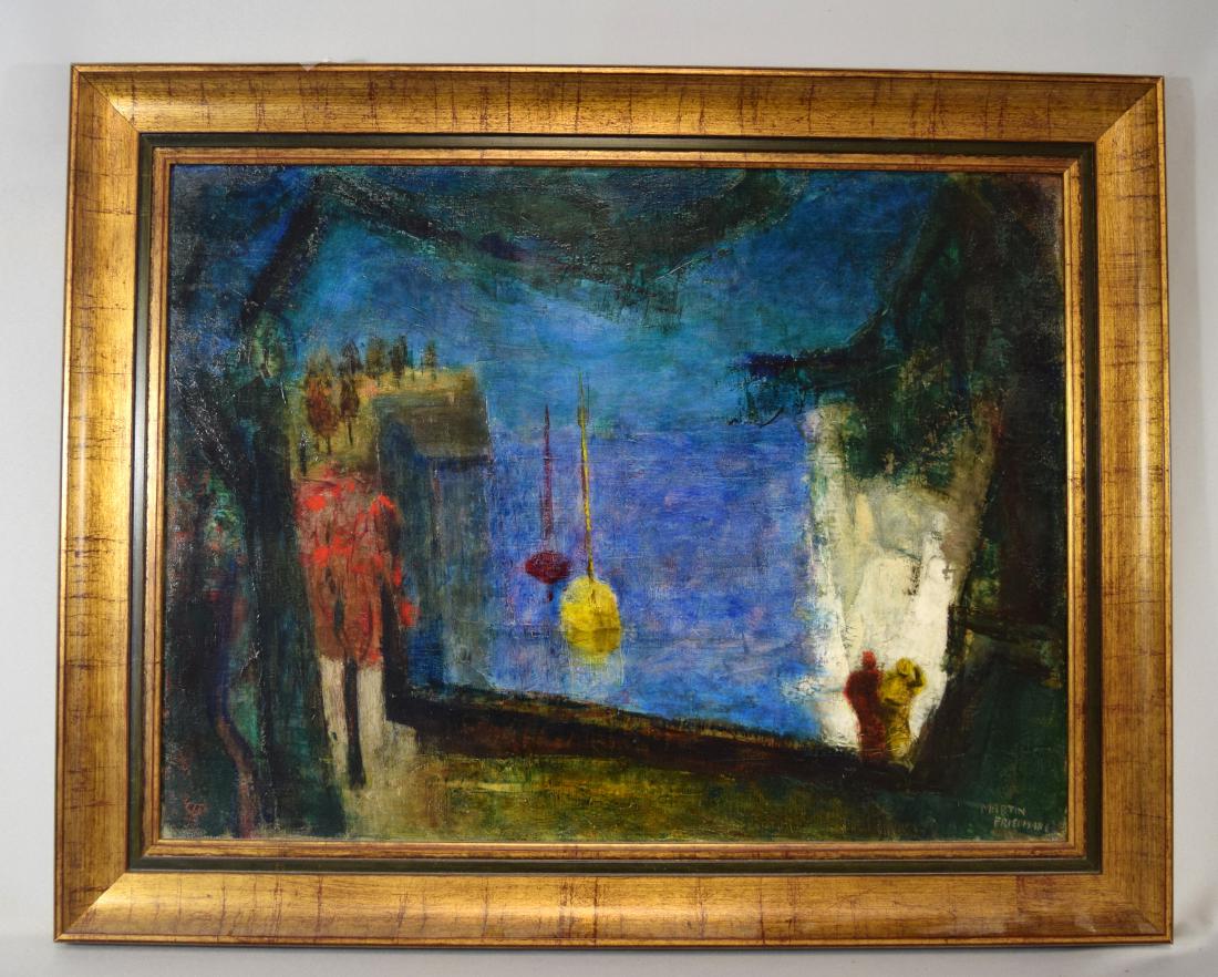 MARTIN FRIEDMAN ABSTRACT PAINTING: (1 of 6)