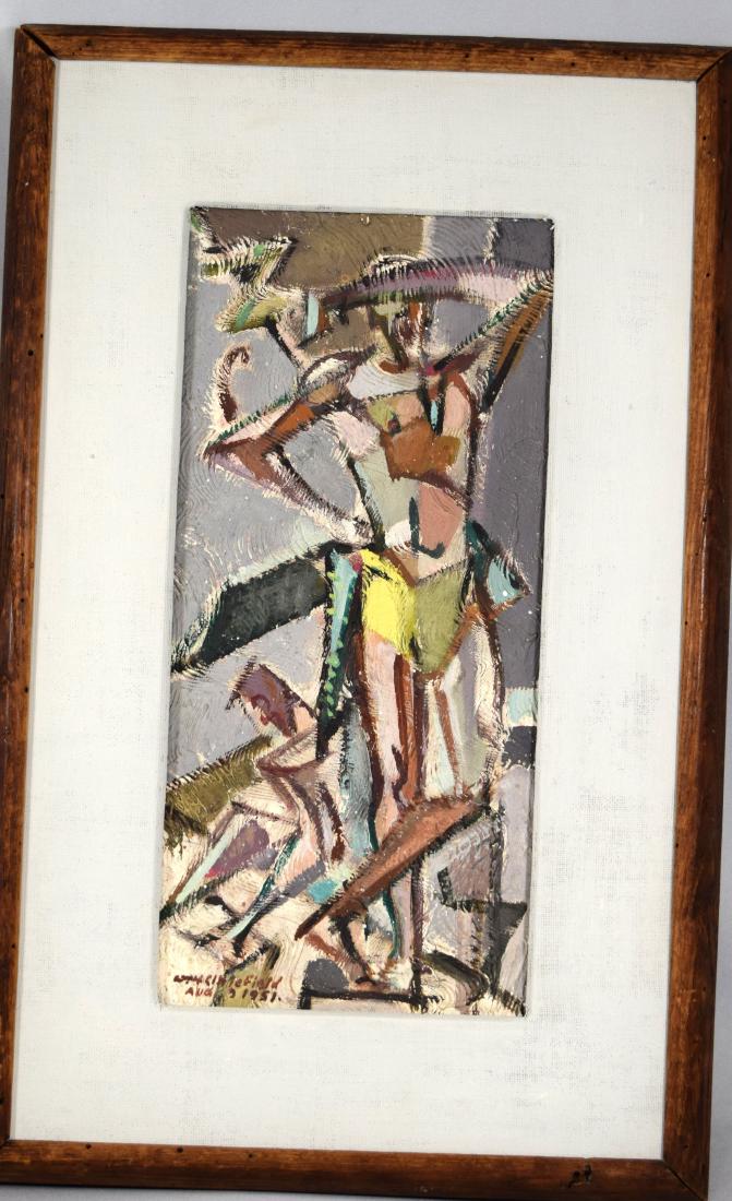 WILLIAM HORACE LITTLEFIELD OIL ON BOARD