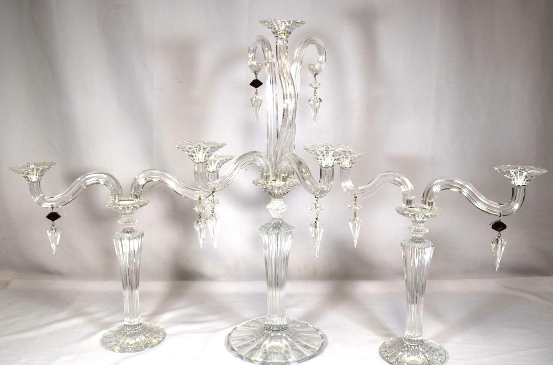 FRENCH BACCARAT MILLE NUITS MATHIAS CANDELABRA & TWO (1 of 11)